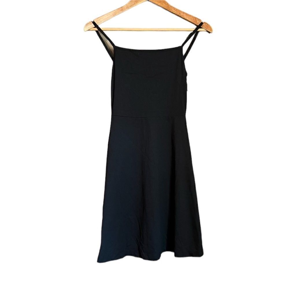 ‎ASOS black slip dress with adjustable straps